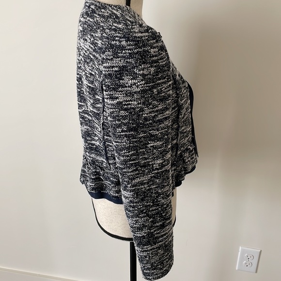 1901 tweed jacket navy blue with pretty details bow - Picture 4 of 8